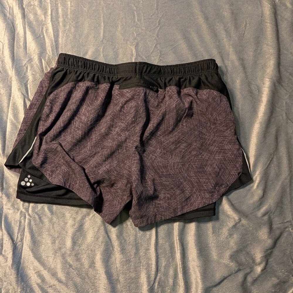 Craft Athletic Shorts Grey Black Medium - Picture 5 of 5